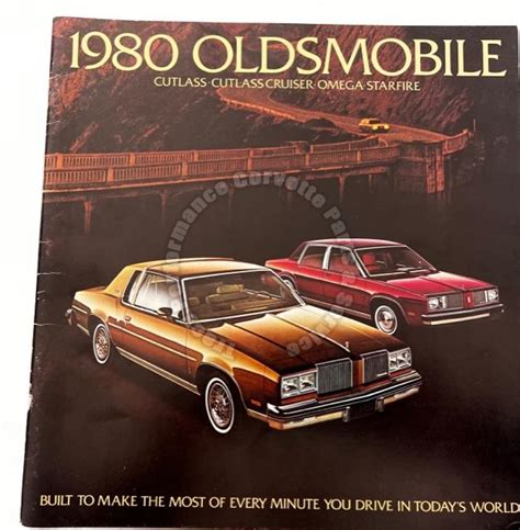 Oldsmobile Dealer Brochure Cutlass Cruiser Omega Starfire Page Tracy Performance