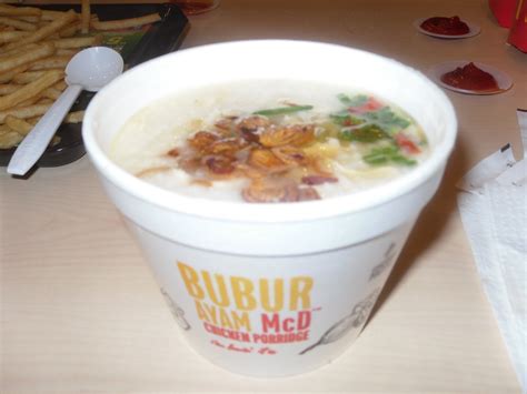 Harga Bubur Ayam Mcd  sanghook