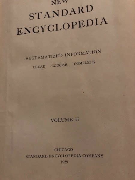 Find The Value Of New Standard Encyclopedias Thriftyfun