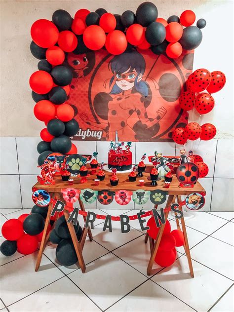 Festa Da Ladybug Simples Artofit