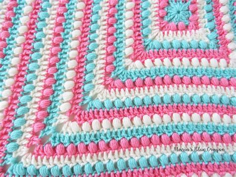 From easy crochet afghan patterns to complex tunisian crochet patterns, we find and deliver the best free crochet patterns from all over the web. Bobbles and Stripes Granny Square Blanket - Free, Easy Crochet Pattern - Maria's Blue Crayon