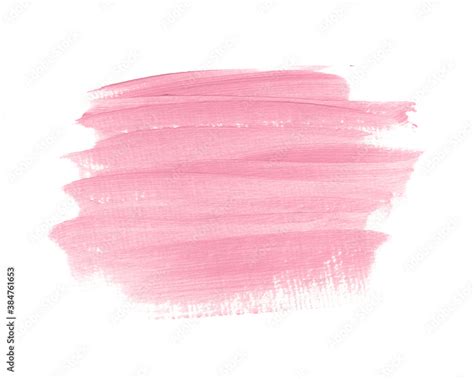 Pastel Pink Brush Paint Stroke Background Perfect Design For Headline
