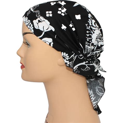 Chemo Cotton Easy Tie Bandana For Cancer Hair Loss Chemotherapy Uk