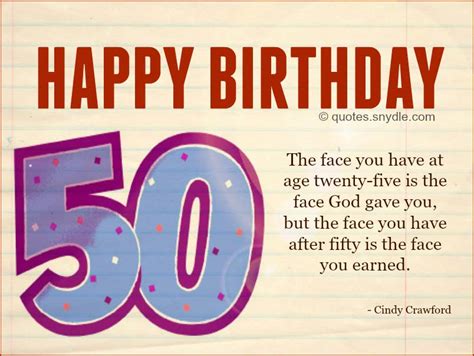Best Quotes On 50th Birthday The Cake Boutique