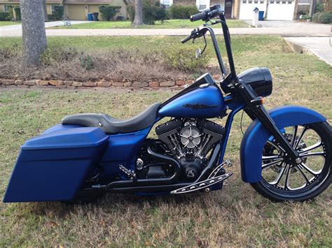 For harley davidson 12 mini ape front hanger motorcycle handlebar w/ indents. Road King - Hill Country Custom Cycles Photo Gallery