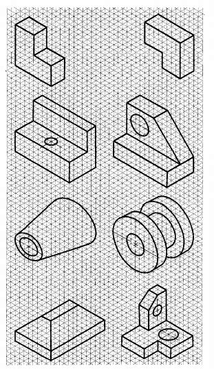 Solved Sketch Oblique Drawings Of The Objects Shown In The