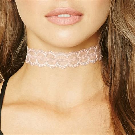Sexy Gothic Tattoo Lace Hollow False Collar Choker Statement Maxi Necklace For Women Chokers