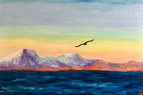 Iceland Painting By Kate Victory Art Artworks Victory Art
