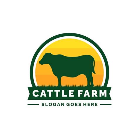 Premium Vector Cattle Farm Livestock Logo