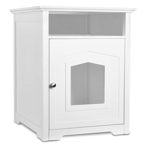 This home decoration product will hide that ugly kitty litter box for youo. Arf Pets Designer Enclosed Cat Litter Box Furniture House ...