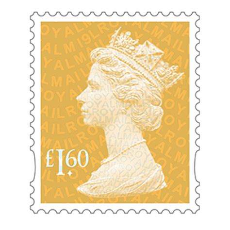 Royal Mail £160 Postage Stamps X 25 Pack Self Adhesive Stamp Sheet