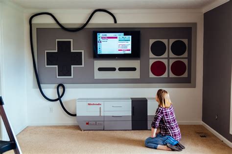 Air hockey tables can be big and many homes today have a video game console of some type. Nintendo-themed home theater a mom made for her kids ...