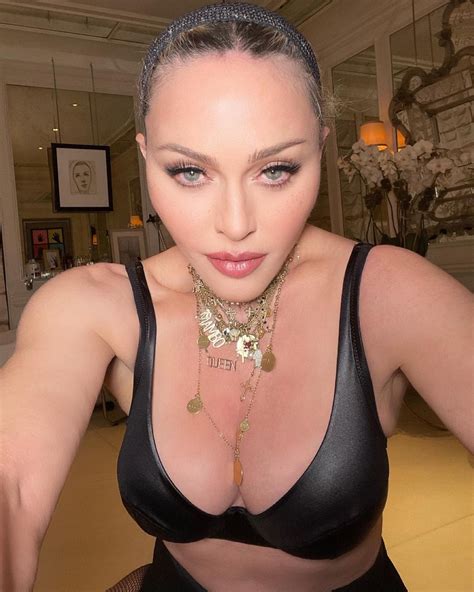 Madonna 62 Strips Down To Underwear For Sexy Selfies