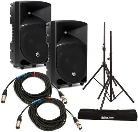 Mackie Thump 12 Speaker Pair With Stands And Cables Sweetwater