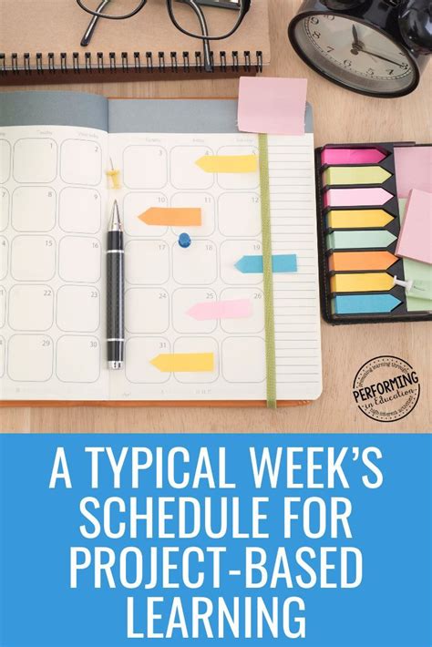 A Typical Week S Schedule For Project Based Learning Artofit