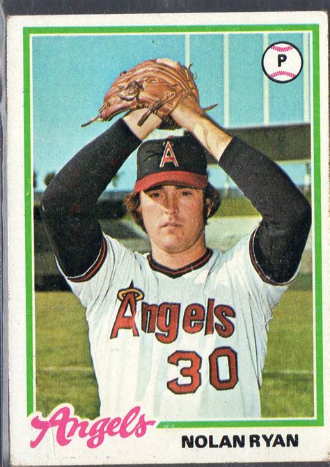 NOLAN RYAN 1978 Topps 400 Baseball Card California Angels - Etsy