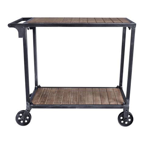 Beautiful kitchen designs beautiful kitchens modern farmhouse kitchens home kitchens beautiful wood paneling and floors to contrast with the white cabinets and countertops in the usher in eclectic decor with this bamboo and metal counter stool. Tawil Industrial Kitchen Cart Pine - Modern Home, Gray ...