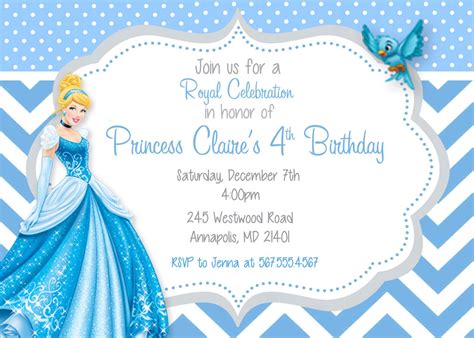 Cinderella Party Invitation Free Printable Printable Templates
