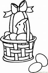 Basket Coloring Easter Coloringpages101 Holidays Pages sketch template