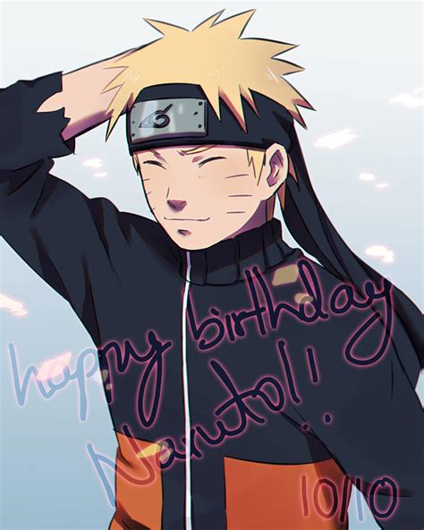 Happy Birthday Naruto By Daikai On Deviantart