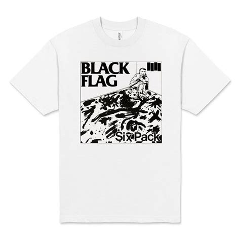 Black Flag Six Pack T Shirt Poison City Records
