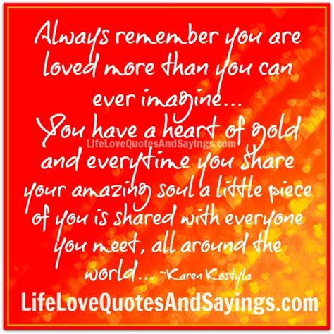 Your caring ways your touching words. Golden Heart Quotes. QuotesGram