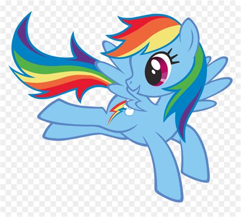 My Little Pony Unicorn Rainbow Dash Hd Png Download Vhv
