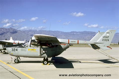 The Aviation Photo Company O 2 Skymaster Cessna Usaf Michigan Ang 172 Tass Cessna O 2a 67