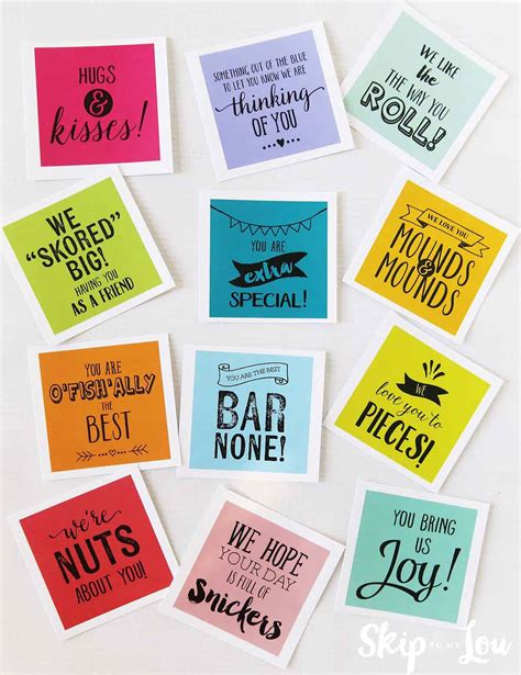 See more ideas about gifts, teacher gifts, candy quotes. Super sweet care package with free printable gift tags