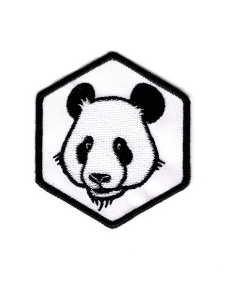 Panda Patch Panda Ironsew On Patch Badge Ap 504 Etsy