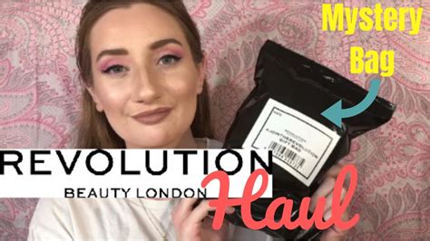 make up revolution haul and mystery bag full face of make up revolution youtube