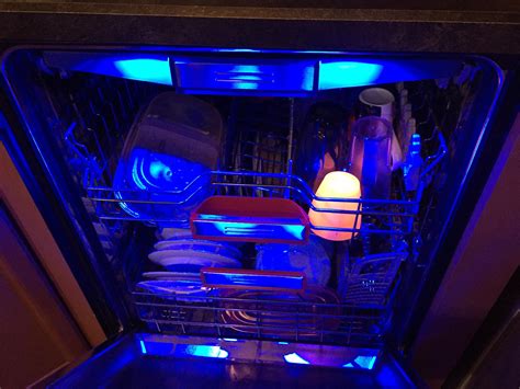 Our Dishwasher Has A Blue Light In It And It Makes One Of The Children