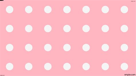 Baby Pink Pink Polka Dots Background Hd