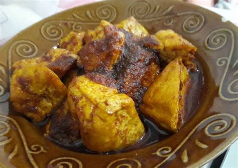 Resep keripik sanjai balado pedas renyah padang khas minang sederhana spesial asli enak. Resep Tahu balado oleh prita puspa - Cookpad