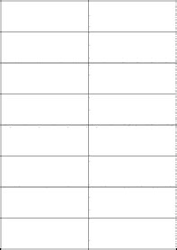 Labels are used to tag on products for their identification and have some particular information like name and logo of company, company address, information of products like weight. 105mm x 37mm Blank Label Template - Microsoft Word - EU30043