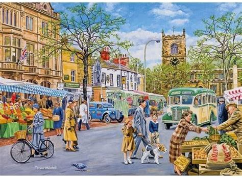 Gibsons Market Day 1000 Piece Jigsaw Puzzle Uk Toys And Games