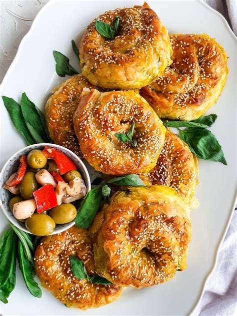 Turkish Pastry With Cheese And Spinach Peanutswirls