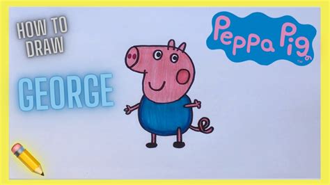 How To Draw George Pig From Peppa Pig ️ Youtube