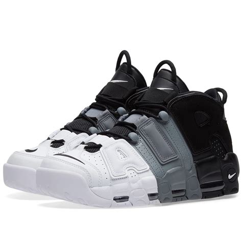 Nike Air More Uptempo 96 Black Cool Grey And White End