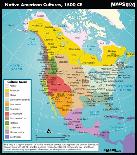 1500 Map Of North America Map