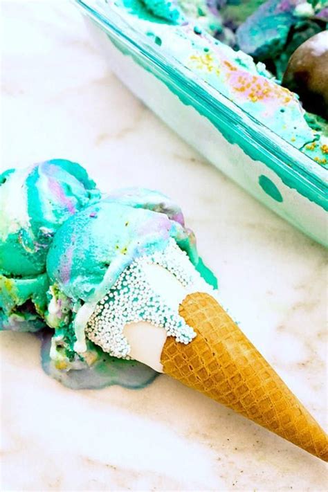 Trendy Mermaid Recipes To Try At Home Summer Baking Ice Cream