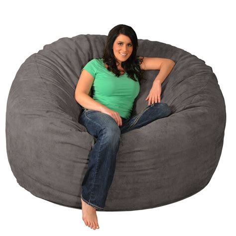 Chill sack bean bag chair: Giant Memory Foam Bean Bag 6-foot Chair | eBay
