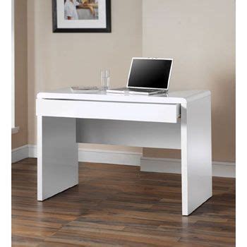 DAMS Luxor High Gloss White Office Desk - Office Desks | White desk office, Cheap home office ...