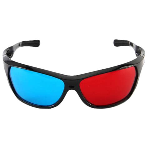 domo nhance cm610p anaglyph passive cyan and magenta biker style 3d glasses for anaglyph 3d