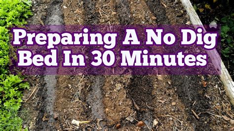 Preparing A No Dig Bed In 30 Minutes By Charles Dowding Method No Dig