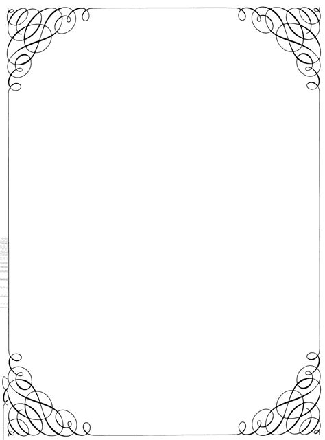 Free Border Templates For Word