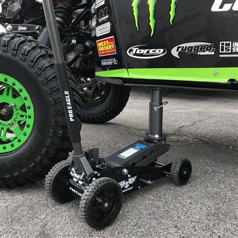 Pro Eagle Off Road Floor Jack 2 Ton Big Wheel Socal Supertrucks