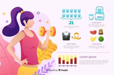Flat design health infographic template | Free Vector # ...