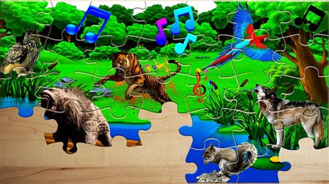 Puzzle For Kids Animals 🐅 Rompecabezas De Animales Para Niños Puzzles