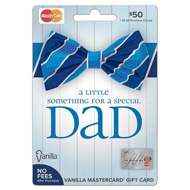 They are available at many retail stores. Vanilla® Mastercard® Dad's Blue Tie $50 Gift Card - Sam's Club